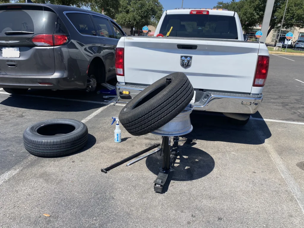 Flat Tire Change Georgetown TX