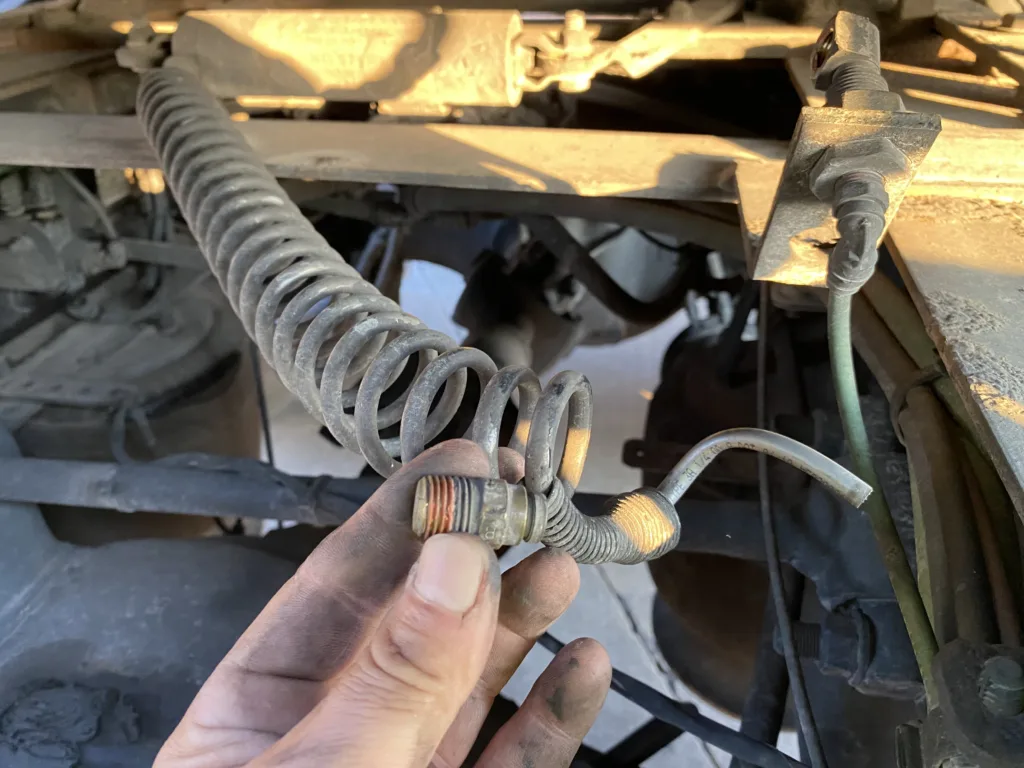 5th Wheel Slide Air Line Leak Repair Georgetown TX